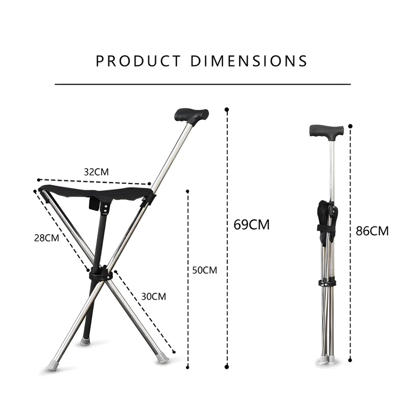 Folding Cane Stool