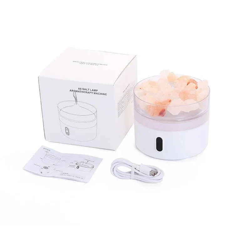 Salt Stone Lamp Essential Oil Aroma Diffuser Air Humidifier