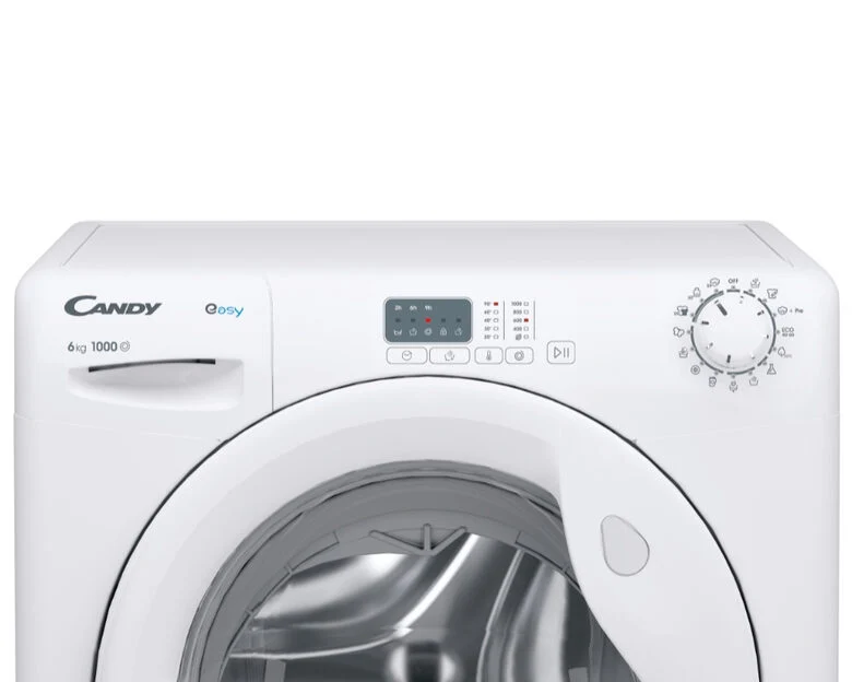 Candy EY4061DW4/1-S lavatrice Caricamento frontale 6 kg 1000 Giri/min Bianco