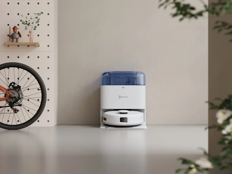 Ecovacs Deebot MINI Blue Senza sacchetto Blu, Bianco
