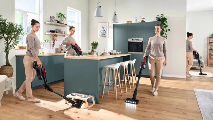 Bosch BCS1041PET Scopa elettrica, Unlimited 10 ProAnimal, Rosso