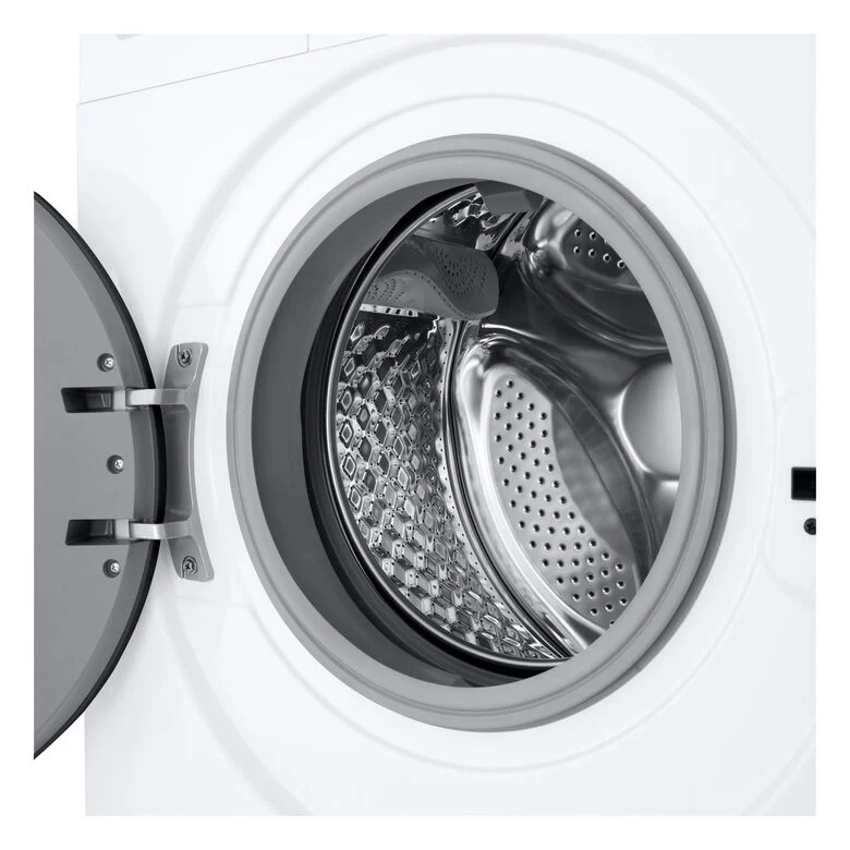 LG F4NA10S8NWK Lavatrice slim 8kg, Classe A, 1400 giri, Programma igiene con vapore, Top rimovibile, White