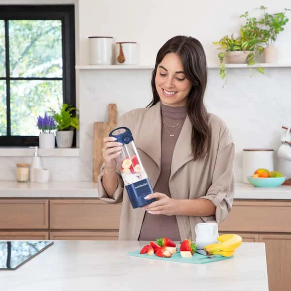 NutriBullet Portable 0,475 L Frullatore per sportivi Blu, Blu marino