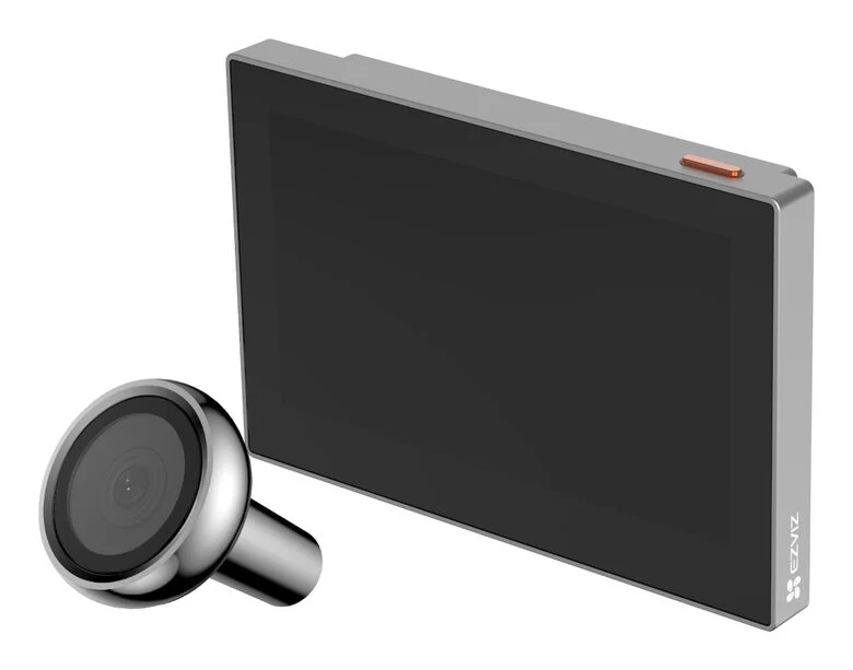 EZVIZ HP2 Spioncino con telecamera e display digitale Nero Argento