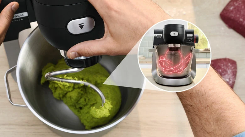 Bosch Serie 6 MUMS6ZS34 Macchina da Cucina 1600 W Nero, Inox spazzolato