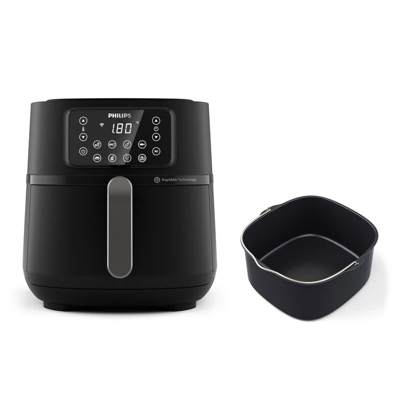 Philips 5000 series Airfryer 7.2L, Friggitrice ad aria 16-in-1, App per ricette , accessorio teglia HD9285/93