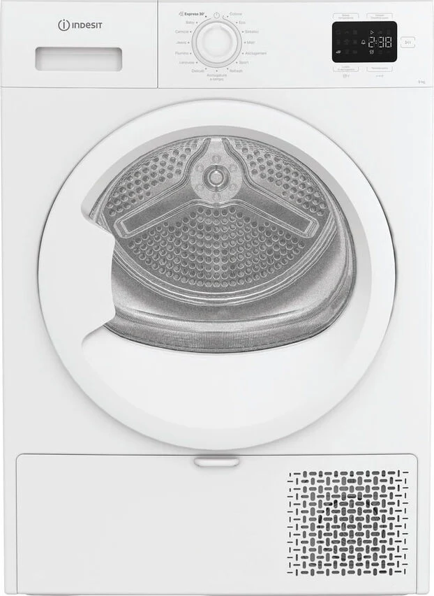 Indesit C YD 92D WW IT, Capacità 9kg, classe E, colore White, Dispay digitale, QuickDry