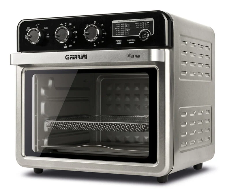 G3 Ferrari Friggisano G10221 Friggitrice ad Aria Multifunzione: Air Fryer, Forno, Forno Ventilato, Grill - 32 L