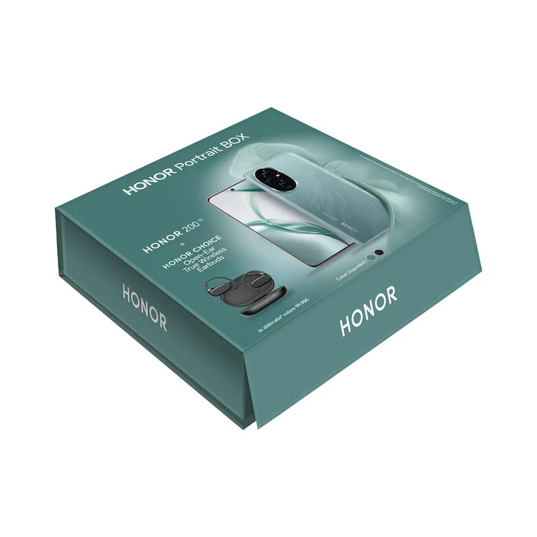 Honor 200 5G + Earbuds Choice 17 cm (6.7") Doppia SIM Android 14 USB tipo-C 12 GB 512 GB 5200 mAh Nero