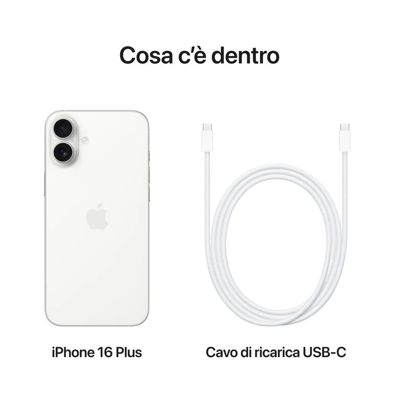 Apple iPhone 16 Plus 512GB Bianco