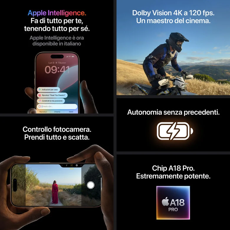 Apple iPhone 16 Pro 256GB Titanio sabbia