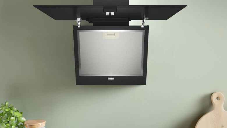 Bosch Serie 2 DWK65DK60 cappa aspirante Cappa aspirante a parete Nero 430 m³/h A