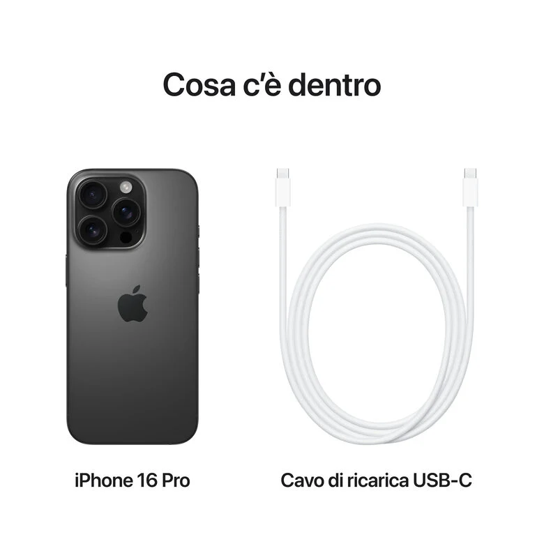 Apple iPhone 16 Pro 1TB Titanio Nero