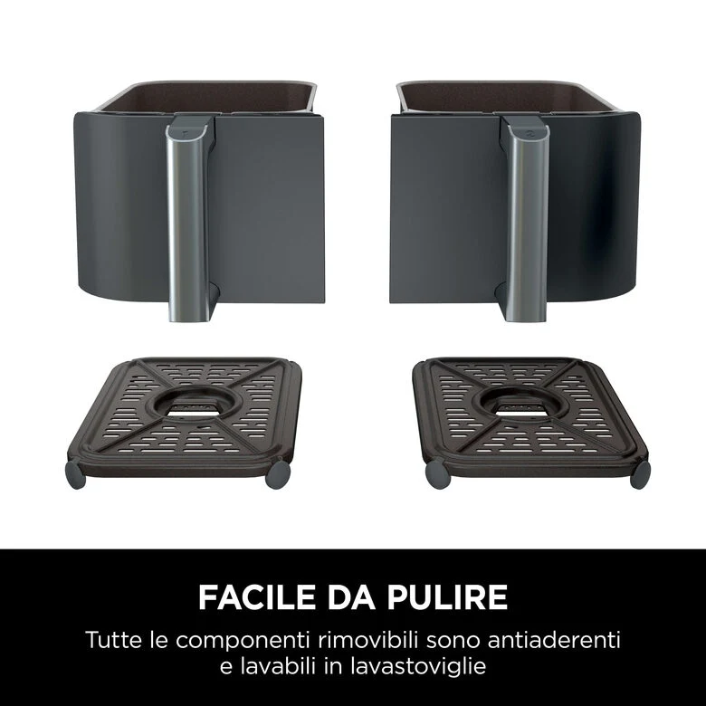 Ninja Friggitrice ad aria Dual Zone MAX da 9,5 L AF400EU