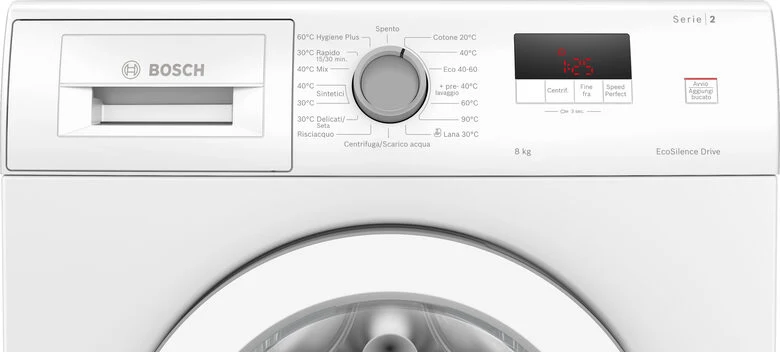 Bosch Serie 2 Lavatrice a carica frontale, , 8 kg, 1200 g/min., Cl. C.