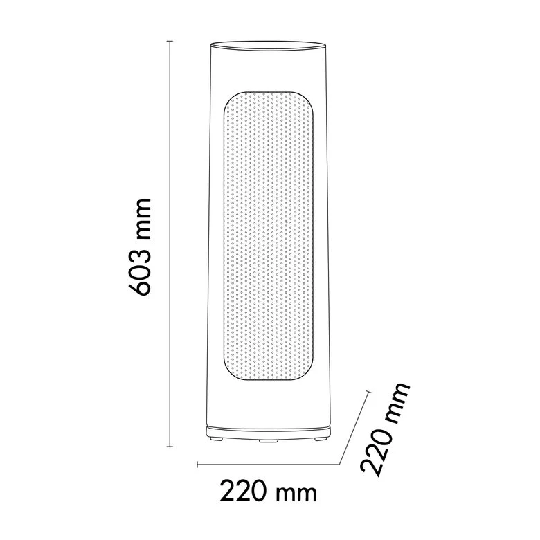 Argo Termoventilatore in Ceramica Marge