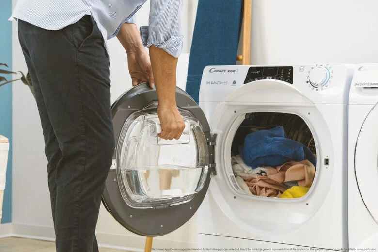 Candy RapidÓ ROE H9A2TCEX-S asciugatrice Libera installazione Caricamento frontale 9 kg A++ Bianco