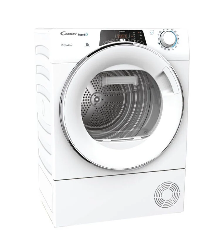 Candy RapidÓ RO4H7A2TCEX-S asciugatrice Libera installazione Caricamento frontale 7 kg A++ Bianco
