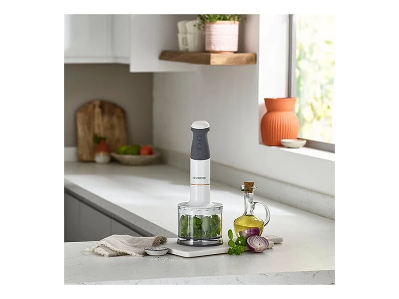 Kenwood HBM40.306WH frullatore Frullatore ad immersione 850 W Grigio, Trasparente, Bianco