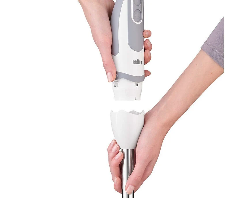 Braun MultiQuick 9 MultiQuick 5 Vario MQ 5220 WH 0,6 L Frullatore ad immersione 1000 W Grigio, Acciaio inossidabile, Bianco