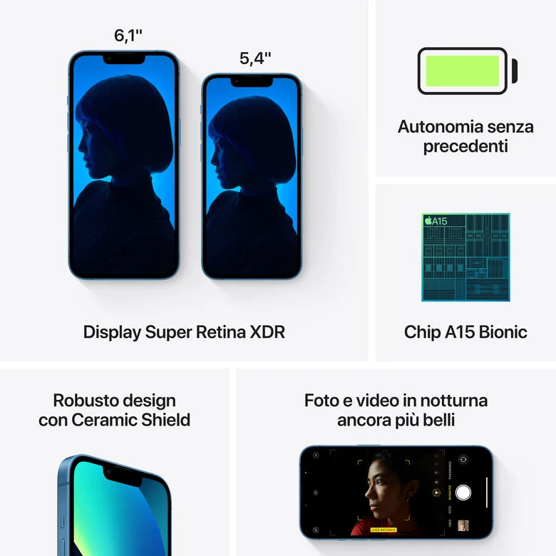 TIM iPhone 13 128GB Blu