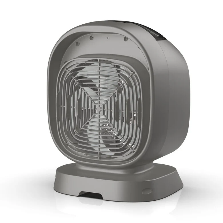 Imetec Silent Power Eco Interno Verde, Grigio 2100 W Riscaldatore ambiente elettrico con ventilatore