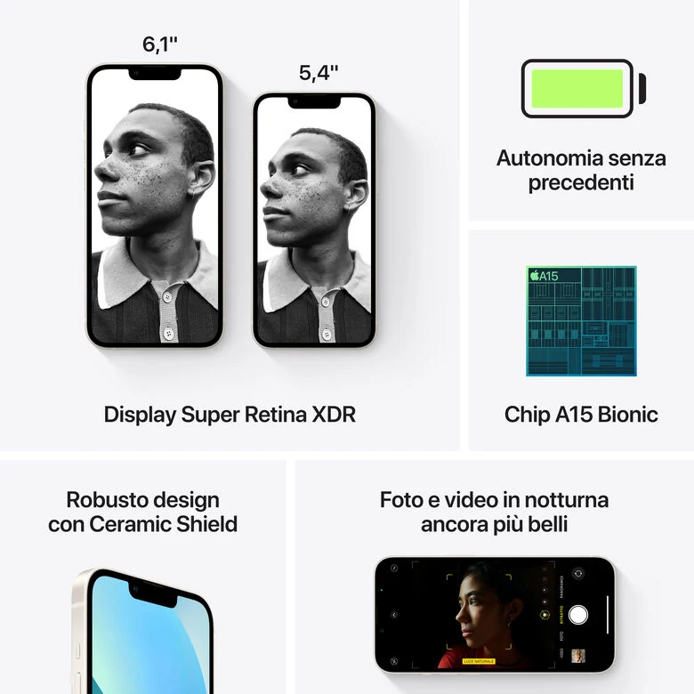 Apple iPhone 13 mini 256GB Galassia