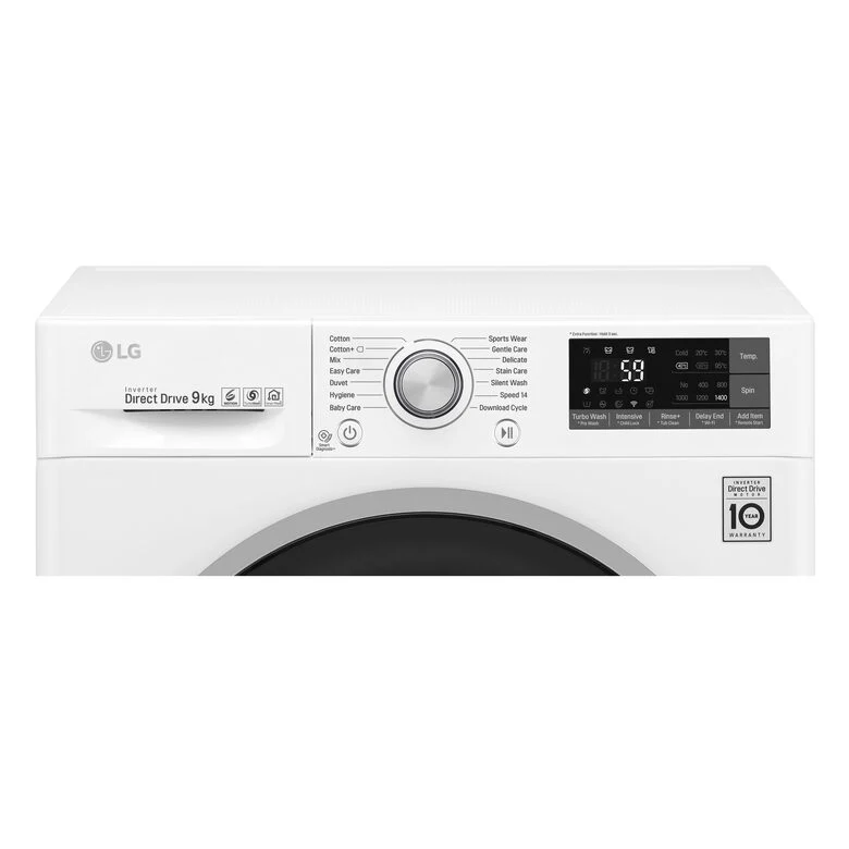 LG F4J8VS2W lavatrice Caricamento frontale 9 kg 1400 Giri/min Bianco