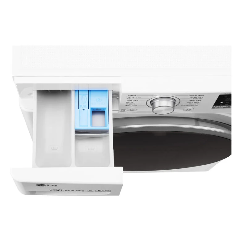 LG F4J8VS2W lavatrice Caricamento frontale 9 kg 1400 Giri/min Bianco