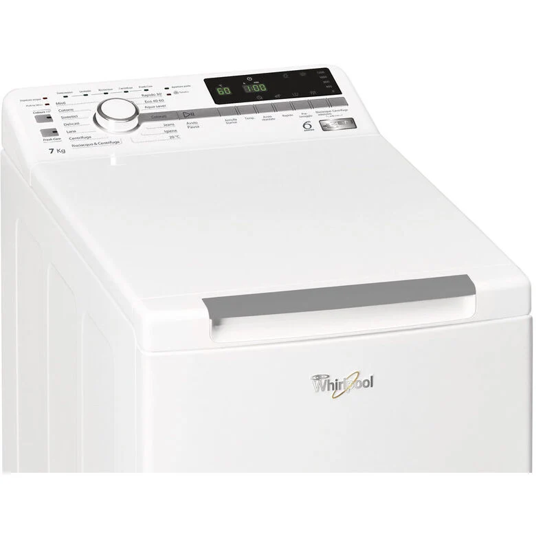 Whirlpool ZEN TDLR 7222BS IT/N lavatrice Caricamento dall'alto 7 kg 1200 Giri/min E Bianco