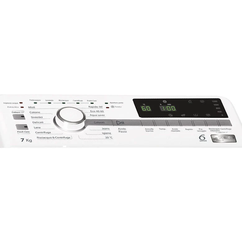 Whirlpool ZEN TDLR 7222BS IT/N lavatrice Caricamento dall'alto 7 kg 1200 Giri/min E Bianco