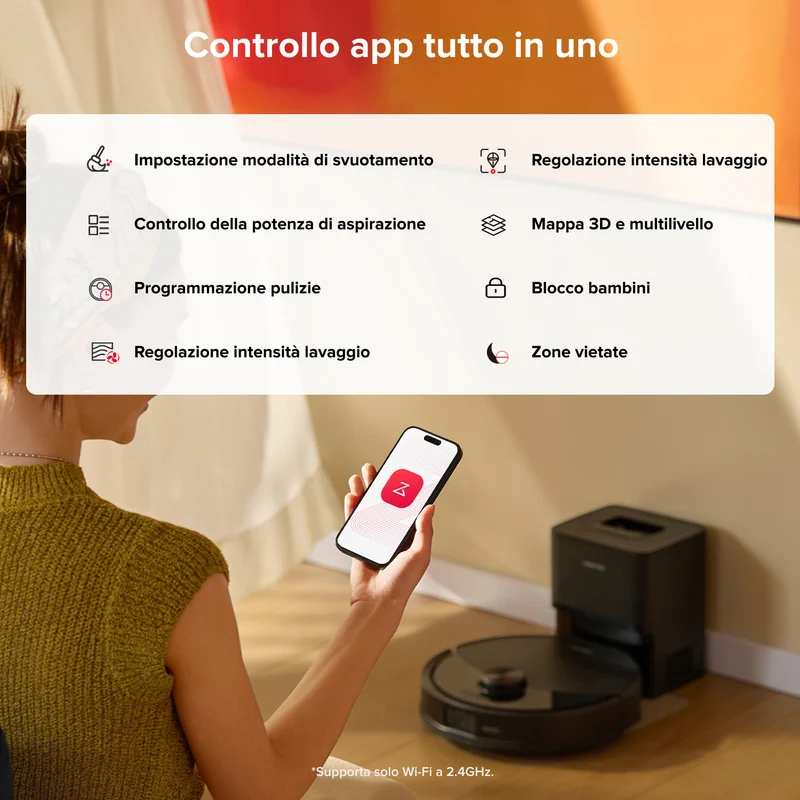 Roborock-Q10 S5+ Set Robot Aspirapolvere – Upgrade del Q10 Max+
