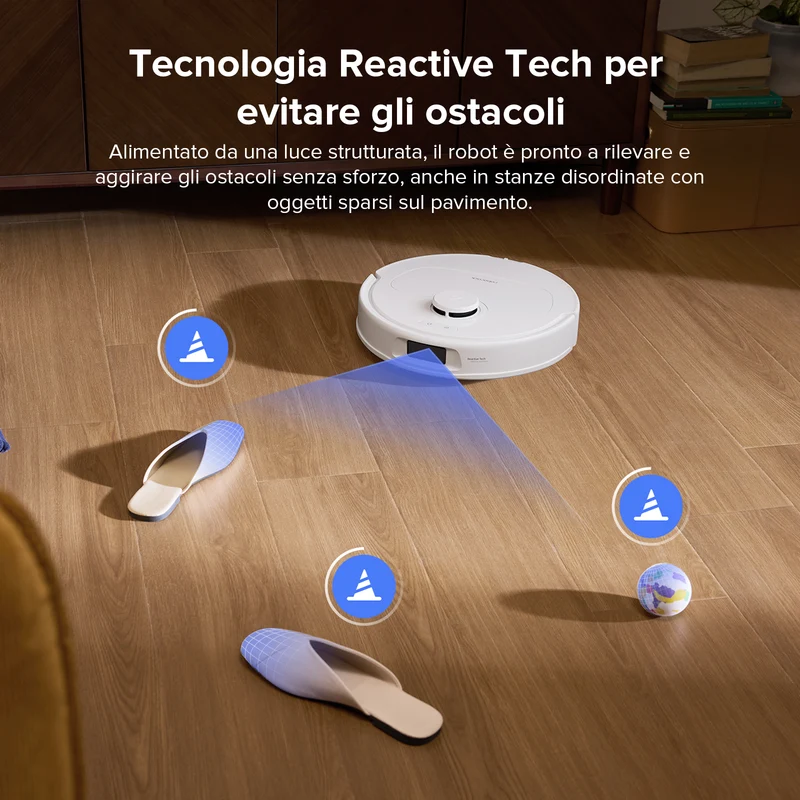 Roborock QV 35S Robot aspirapolvere con stazione multifunzionale