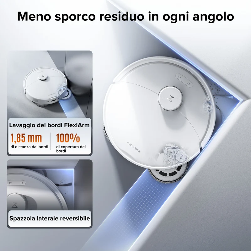 Robot aspirapolvere Roborock Qrevo 2 Pro Set con rimozione automatica dei panni