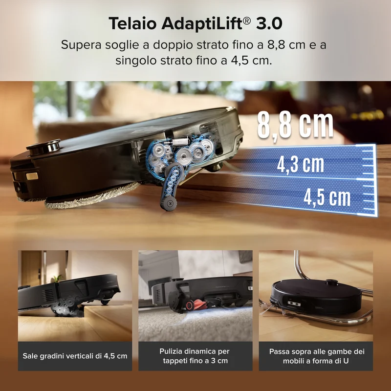 1- Roborock Saros 20 Neo robot aspirapolvere