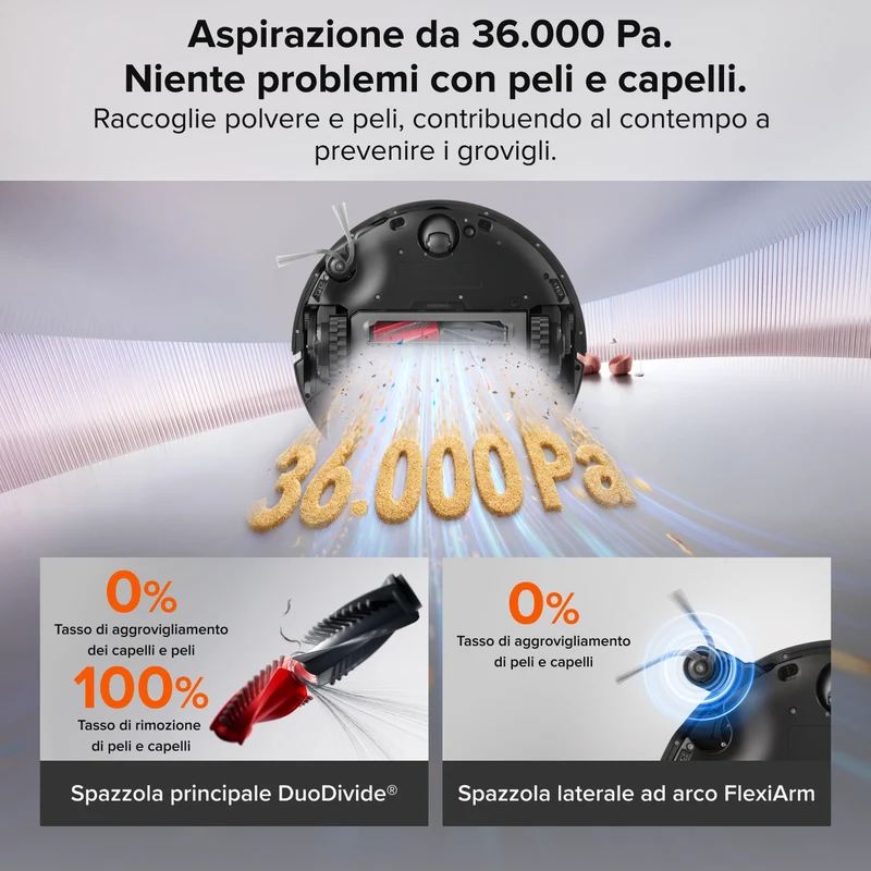 1- Roborock Saros 20 Neo robot aspirapolvere