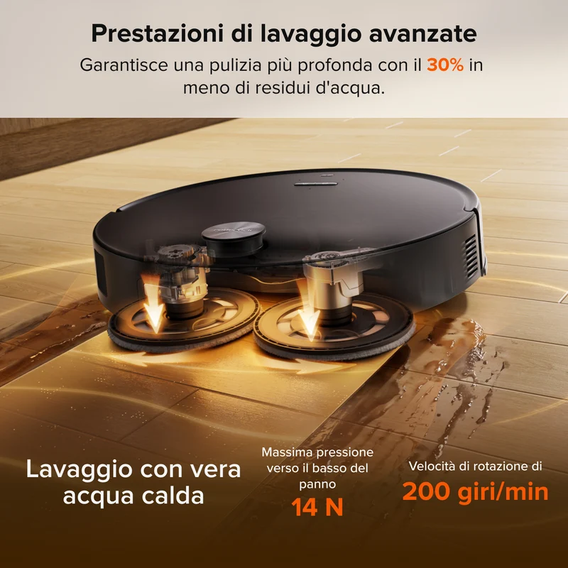 1- Roborock Saros 20 Neo robot aspirapolvere