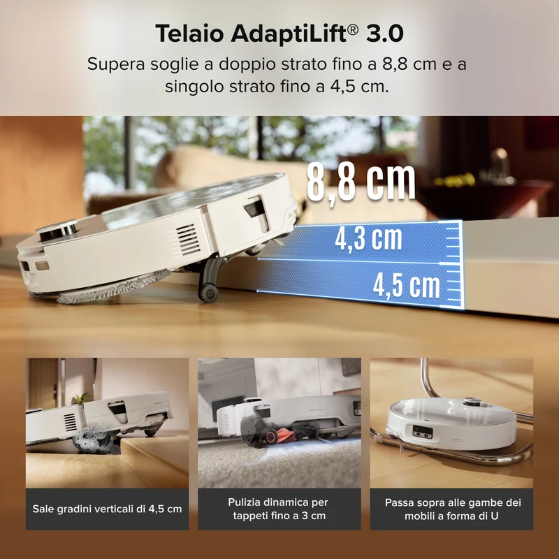 1- Roborock Saros 20 Neo robot aspirapolvere