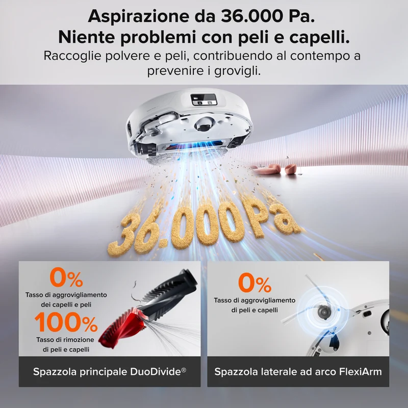 1- Roborock Saros 20 Neo robot aspirapolvere