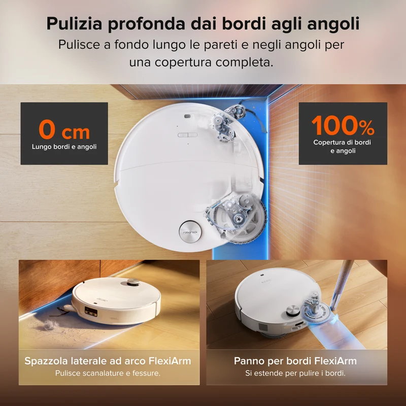 1- Roborock Saros 20 Neo robot aspirapolvere