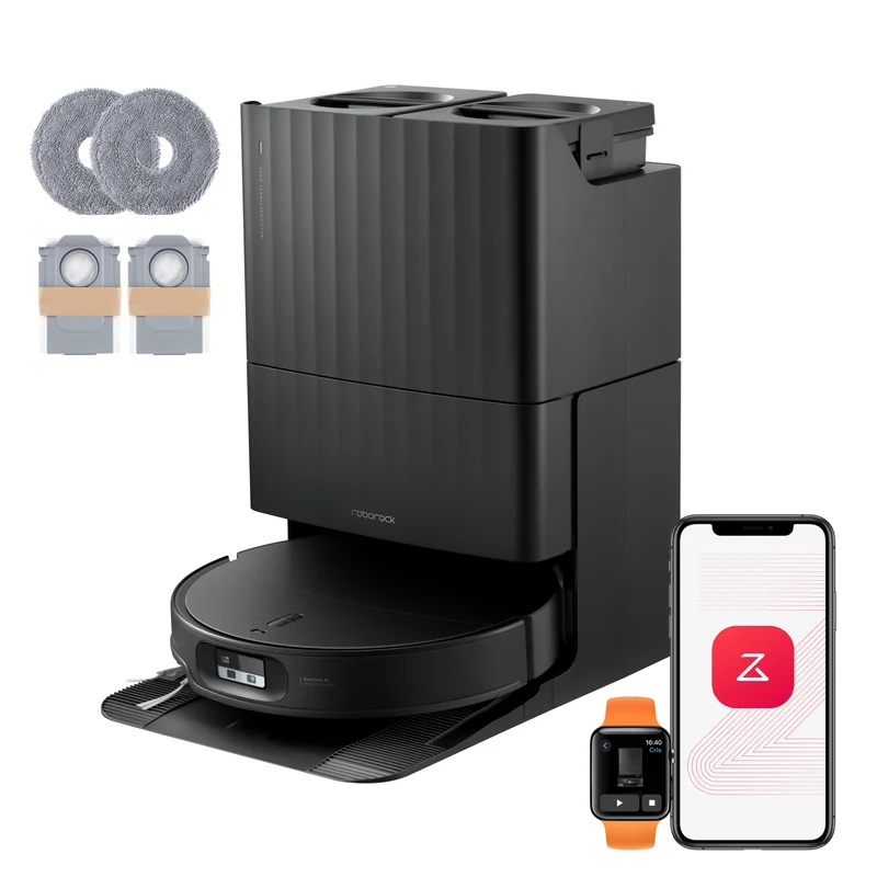 Roborock Qrevo Edge 2 Set - Aspirazione HyperForce da 25.000 Pa e doppio sistema anti-groviglio