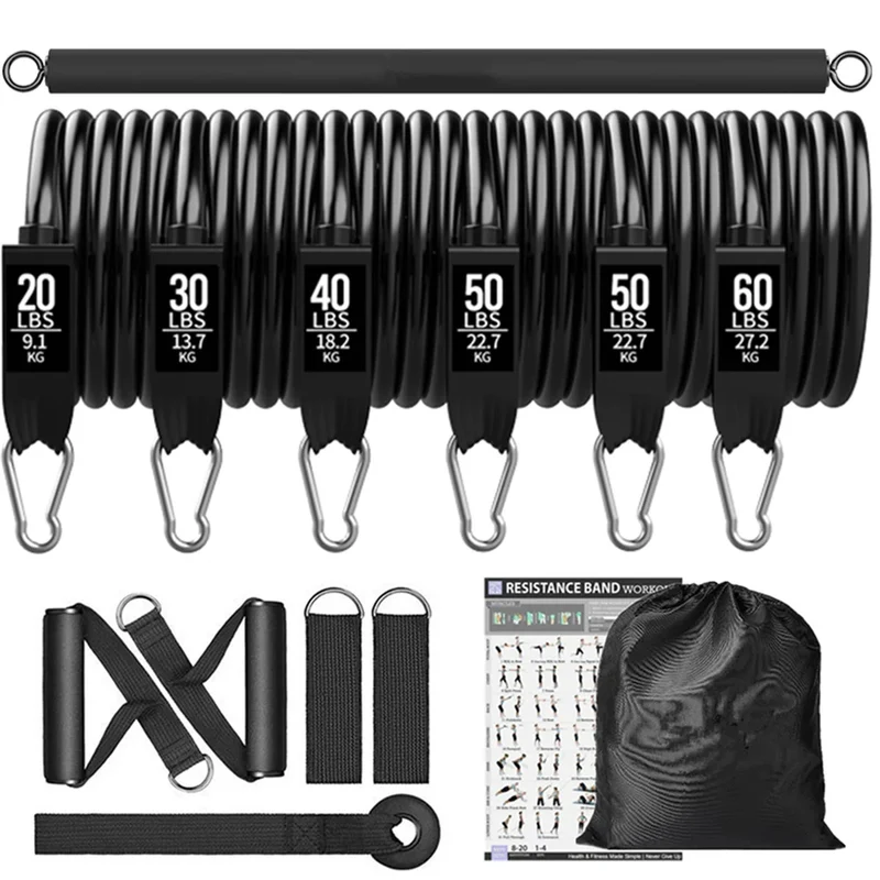 Eleven Piece Resistance Band Set