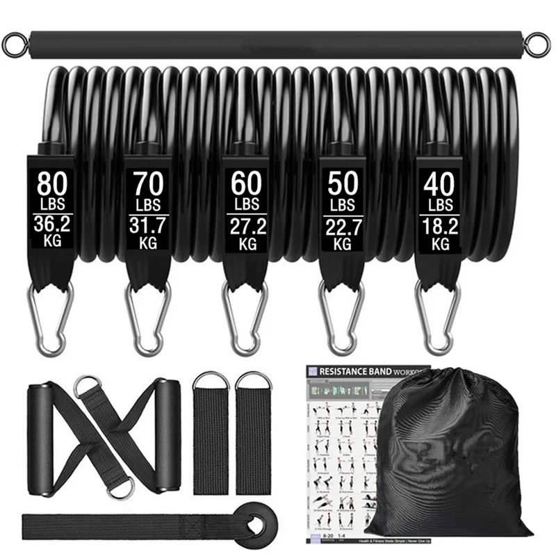 Eleven Piece Resistance Band Set