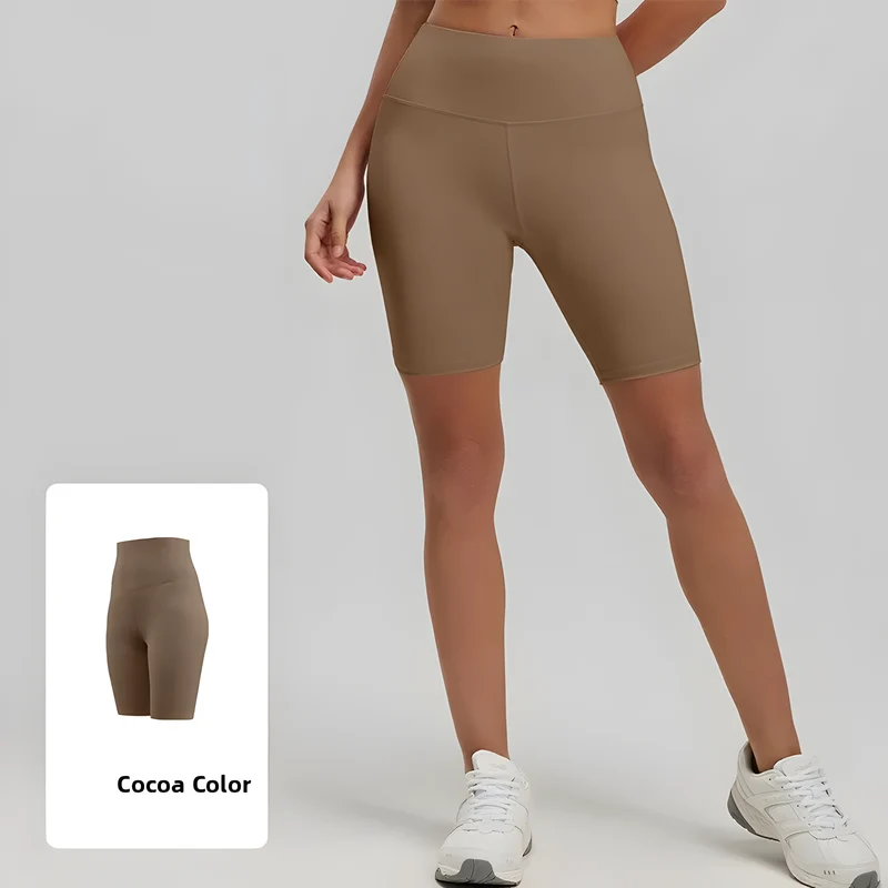 High-Waist Workout Shorts