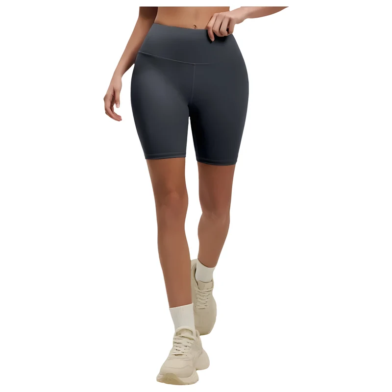High-Waist Workout Shorts