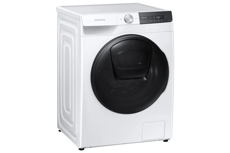 Samsung WW90T754DBT Lavatrice 9kg UltraWash Ai Control Libera installazione Caricamento frontale 1400 Giri/min Nero, Bianco A