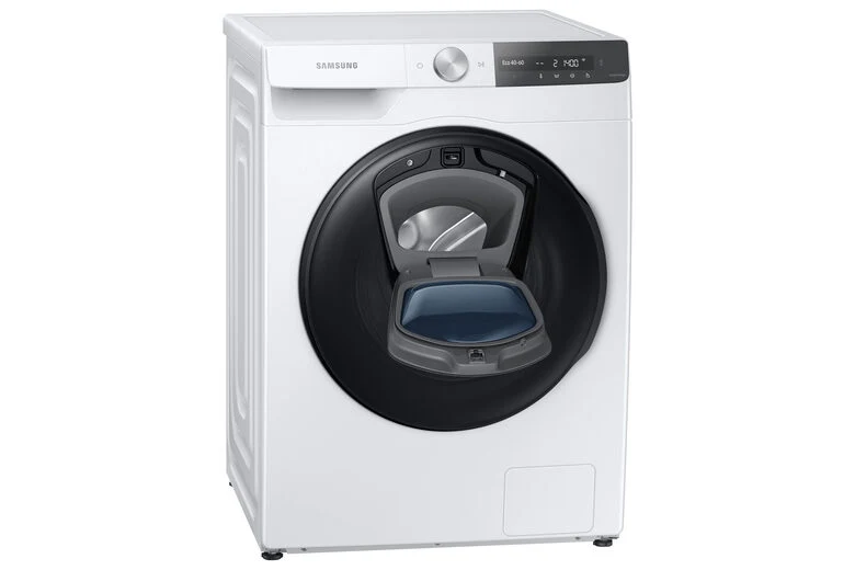 Samsung WW90T754DBT Lavatrice 9kg UltraWash Ai Control Libera installazione Caricamento frontale 1400 Giri/min Nero, Bianco A