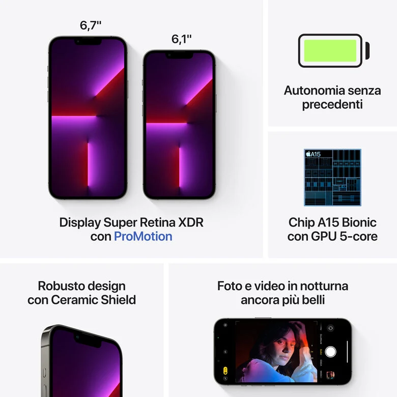 Apple iPhone 13 Pro 128GB Grafite
