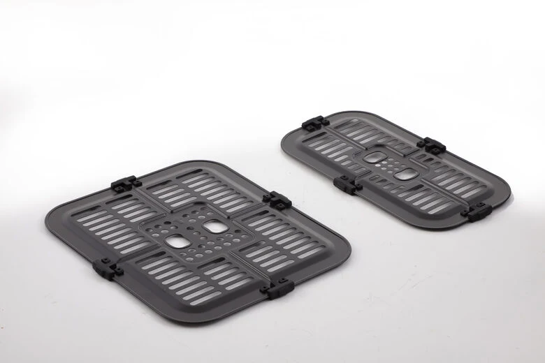Ardes ARFRYA03D friggitrice Doppia 9 L Indipendente Friggitrice ad aria calda Nero, Acciaio inossidabile