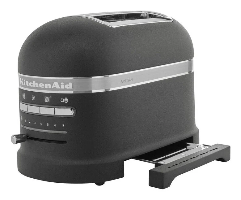 KitchenAid 5KMT2204EBK 7 2 fetta/e 1250 W Nero, Acciaio inox